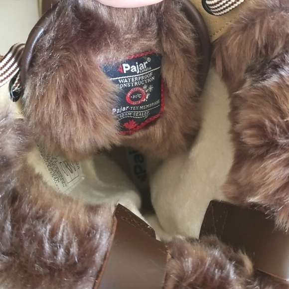 New Pajar Fur Leather Waterproof Boot - Picture 8 of 9